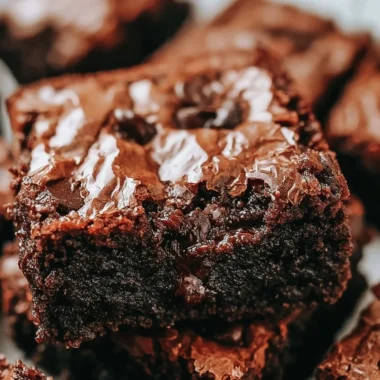 Delicious gooey fudge brownies on a plate, perfect for dessert lovers