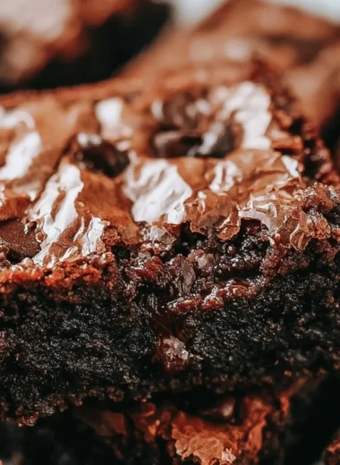 Delicious gooey fudge brownies on a plate, perfect for dessert lovers