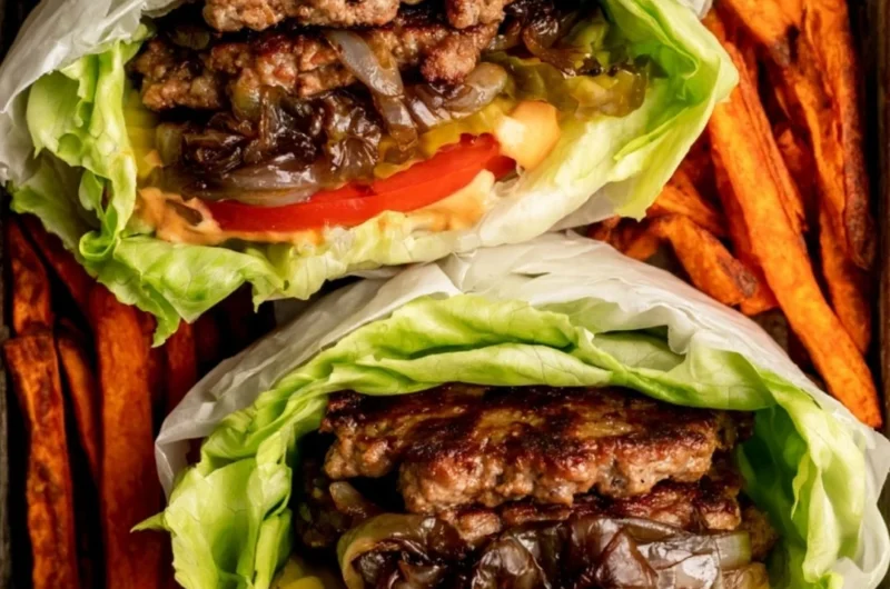Whole30 compliant meal at In-N-Out Burgers featuring fresh ingredients.