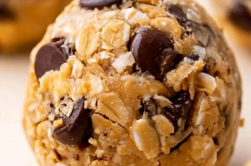 Cozy oatmeal protein balls, nutritious snack packed with protein and flavor.