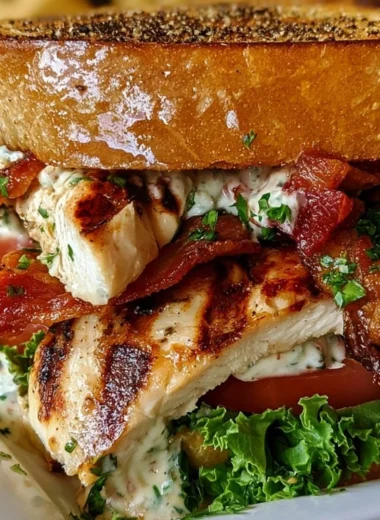 Ultimate Loaded Chicken Club Sandwich with crispy chicken, bacon, and fresh veggies