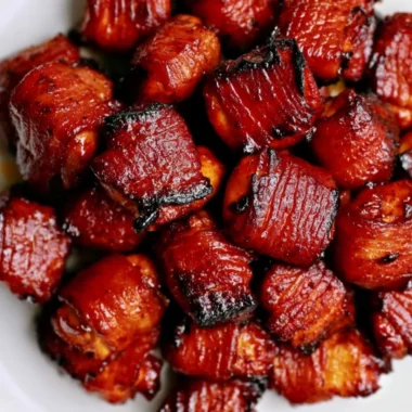 Delicious Bacon Chicken Bites served as a tasty appetizer
