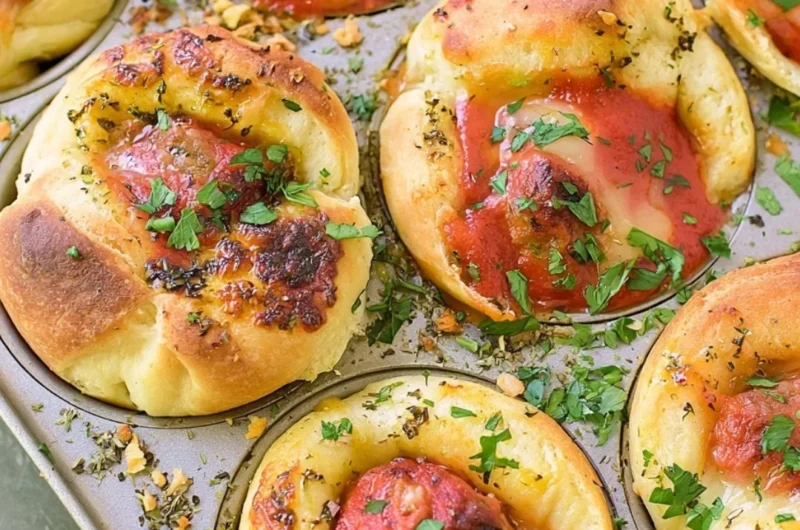Delicious meatball stuffed garlic bread served as an easy appetizer.